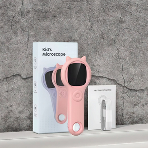 Tragbares Elektronenmikroskop für Kinder, 2-Zoll-LCD-Display, <span class=keywords><strong>LED</strong></span>-Lichtquelle, 355 500X, 1080P, IP54, frühe Bildung - Product Image 3