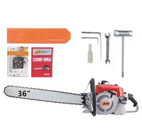 Tronçonneuse à essence professionnelle pour le bricolage et l'industrie, machine à couper le bois avec support OEM ODM, barre de 36 pouces, tronçonneuse commerciale