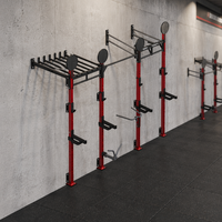 Barre de traction murale réglable en acier robuste pour la musculation à domicile et l'entraînement sportif