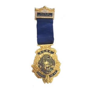 Military Ribbon Catholic Medals YIBAO Gold Logo Metal Fashion Award Medal Customized Honor or Sports Medals and Trophies CN;GUA