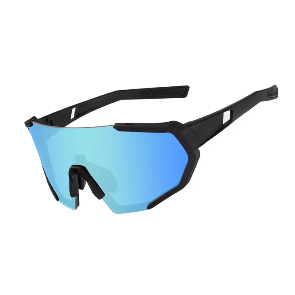 Klasik Unisex açık spor fotokromik güneş gözlüğü polarize çerçevesiz rüzgar geçirmez bisiklet bisiklet balıkçılık sürüş TR90 gözlük