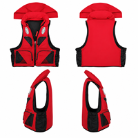 Gilet de sauvetage professionnel pour rafting en eaux vives, 600D Oxford, haute flottabilité, équipement réglable pour les sports nautiques commerciaux