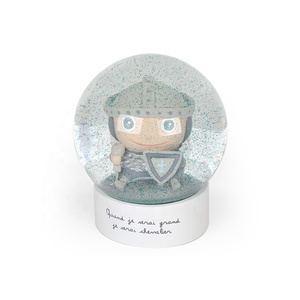 Muñeco de nieve personalizado, iluminación Led musical de cristal, cuentas de resina, regalos de recuerdo para niños - Product Image 2