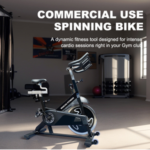 Equipo de gimnasio de gama alta Ciclo de fitness fijo Bicicleta de ejercicio giratoria Bicicleta estática Spining para gimnasio - Product Image 4
