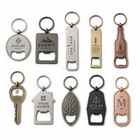 Décapsuleur en métal personnalisé avec logo, artisanat en métal gravé en alliage de zinc, porte-clés pour cadeau promotionnel, accessoire d'outillage de bar