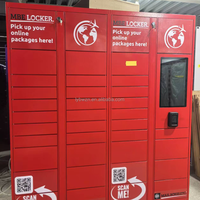 Casier intelligent connecté en réseau pour colis, solution de logistique du dernier kilomètre pour les écoles, hôpitaux, bureaux de poste et entrepôts express