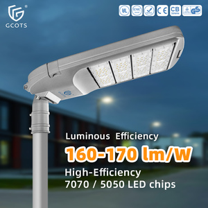 Luces LED de Calle Impermeables IP65 de 100-240W AC, 190lm/W de Alta Eficiencia Luminosa, Fuente de Alimentación Reemplazable para Carreteras, Directo de Fábrica - Product Image 1