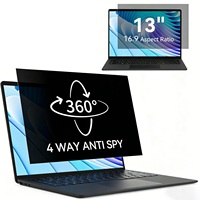 Protector de Pantalla de Privacidad para Computadora de 13 y 13.3 Pulgadas, Película de Protección Ocular Antideslumbrante, Filtro de Privacidad para Monitor de Computadora