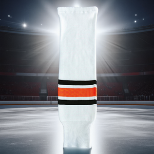 Chaussettes <span class=keywords><strong>de</strong></span> tube <span class=keywords><strong>de</strong></span> patin <span class=keywords><strong>de</strong></span> hockey respirantes réversibles <span class=keywords><strong>de</strong></span> sports du Canada personnalisées en gros fond résistant aux coupures pour le hockey sur glace sur gazon d'automne - Product Image 2