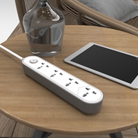 Multiprise industrielle personnalisée en usine, 2 couleurs, 4 voies, 3 ports USB, 2 m, résistante au feu, durable, garantie 2 ans, pour la maison et le bureau