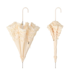 <span class=keywords><strong>Parapluie</strong></span> élégant à bordure en dentelle <span class=keywords><strong>de</strong></span> 23 pouces, décoration <span class=keywords><strong>de</strong></span> mariage, accessoires photo, parasol, <span class=keywords><strong>parapluie</strong></span> pratique et tendance - Product Image 4