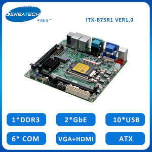 ITX-B75R1 DDR3 8GB Mini Pc Itx <b>Computer</b> <b>Motherboard</b> Price Wifi With 2 Lan 10 USB 6 COM(RS485/422) <b>Computer</b> <b>Motherboard</b> - Product Image 3
