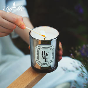 Nueva Decoración 2026, Vela Aromática de Cera de Soya en Frasco de Vidrio Electrochapado, Etiqueta Privada Personalizada al por Mayor, Tapa Metálica de Lujo, Hecha a Mano, Aroma Halloween - Product Image 5