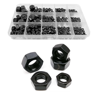 Kit d'écrous hexagonaux avec tailles variées et spécifications complètes, écrous hexagonaux assortis pour l'entretien et les réparations DIY