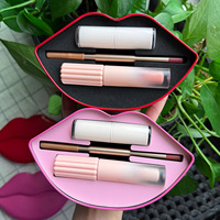 Coffrets Cadeaux Cosmétiques Brillants : Kit Combiné Gloss à Lèvres, Crayon à Lèvres, Baume à Lèvres Imperméable – Marque Privée Fournisseur