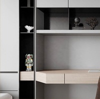 Meubles de chambre à coucher sur mesure, lit tatami, design complet avec armoire, design simple, rangement