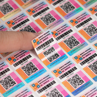 Étiquette holographique de sécurité personnalisée authentique avec code QR à gratter pour les étiquettes d'emballage