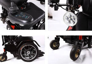 2021 high-tech stand-up électrique <span class=keywords><strong>fauteuil</strong></span> roulant pour personnes handicapées peut soulever et ajuster intelligent fauteuils roulants - Product Image 6