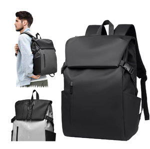 Travel Laptop <b>Backpack</b> 15 Inch Waterproof PU Zipper Durable Professional Unisex Business Work School College <b>Computer</b> <b>Backpack</b> - Product Image 2