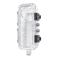 Carcasa de Buceo Invisible Hongdak para Insta360 X5, Carcasa Impermeable, Protector Panorámico Subacuático, Accesorios para Buceo