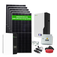 Système solaire hybride complet pour maison avec onduleur 8kw 10kw 12kw - Prix du kit complet