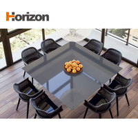 Comptoir en pierre de jade de quartz de cuisine Horizon Comptoir en quartz de couleur grise Dalles minces de quartz