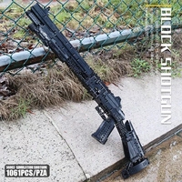 Mould King 14003 Blocs de construction SWAT Gun Benelli M4 Super 90 Modèle d'arme Briques d'assemblage Pistolet PUBGed Jouets de blocs