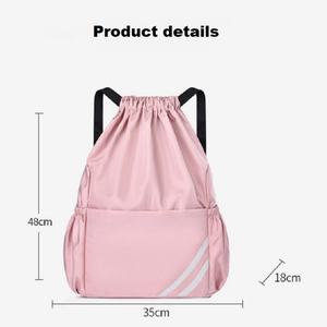 Mochila Deportiva de Moda, Ligera, Impermeable, Promocional, con Cordón, de Poliéster, con Logotipo Personalizado, 20-38L, para Cumpleaños, Playa - Product Image 2