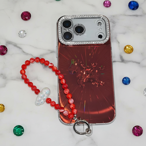 <span class=keywords><strong>Funda</strong></span> para Teléfono Móvil con Diseño de Caballo para <span class=keywords><strong>iPhone</strong></span> <span class=keywords><strong>11</strong></span> 12 13 14 15 16 17 Pro Max Air, Fundas Rojas con Cadena - Product Image 1