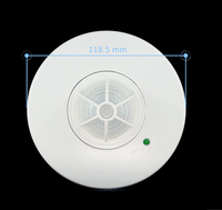 Détecteur de mouvement humain PIR 360 degrés Pdlux PD-PIR103-Z, capteur de mouvement PIR pour armoire, détection jour et nuit