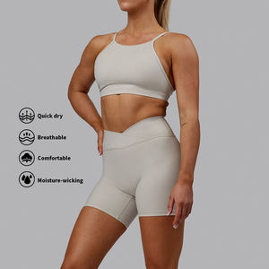 Conjunto Deportivo OEM Nuevo y Moderno para <span class=keywords><strong>Mujer</strong></span>, Conjunto Ajustado y Moldeador para Gimnasio, Yoga y Running - Product Image 6
