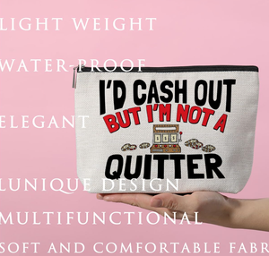 Regali Divertenti, Borsa per il Trucco, Regali a Tema Gioco d'Azzardo, Pochette per il Trucco, Regali di Natale e Compleanno per Giocatori d'Azzardo e Appassionati di Casinò - Product Image 4