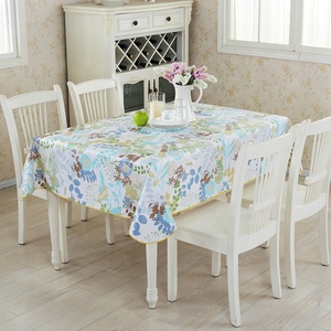Couverture de Table carrée pour essuyer la nappe en PVC, nappe imprimée résistante à l'huile/à la moisissure - Product Image 2
