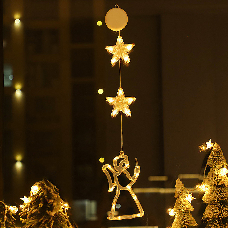 Warm white 2 Stars + Angel