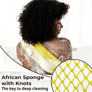 Spugna Africana Autentica con Logo Personalizzato, con Nodi, Esfoliante per Doccia, <span class=keywords><strong>Loofah</strong></span> per Bagno - Product Image 2
