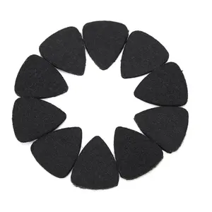 Plettro per chitarra di alta qualità in feltro di lana personalizzato Ukulele Pick minimalista 10 pezzi Set plettri per chitarra