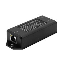 Separador divisor Gigabit PoE 48V a 12V2.2A 1000Mbps potencia estándar aislado PTZ Cámara IP DC2.1/2,5 MM/Adaptador de Micro Monitor
