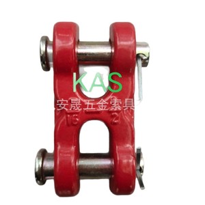 ตัวเชื่อมโซ่แบบ H ของ Kai Ansheng แบบวงแหวนคู่ 40cr เคลือบสีแดง สำหรับยกของ - Product Image 4