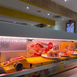 หุ่นยนต์ส่งอาหารอัตโนมัติแบบ<span class=keywords><strong>สายพาน</strong></span>ลำเลียงซูชิอัจฉริยะสำหรับร้านอาหาร <span class=keywords><strong>ซูชิ</strong></span> ฮอตพอต บุฟเฟ่ต์ ของห<span class=keywords><strong>ว</strong></span>าน - Product Image 5