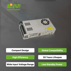 LYNN 600W PFC Function 15V 40A AC to DC 90-264VAC <strong>50</strong>/60Hz Single Output Switching Power Supply for <strong>Industry</strong> &amp; CCTV Camera - Product Image 4