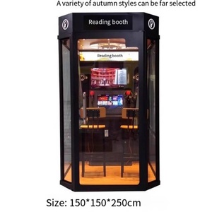Cabina de KTV con máquina de videojuegos LED, sistema de karaoke y sistema de intercomunicación telefónico electrónico con aislamiento, operado con monedas. - Product Image 3
