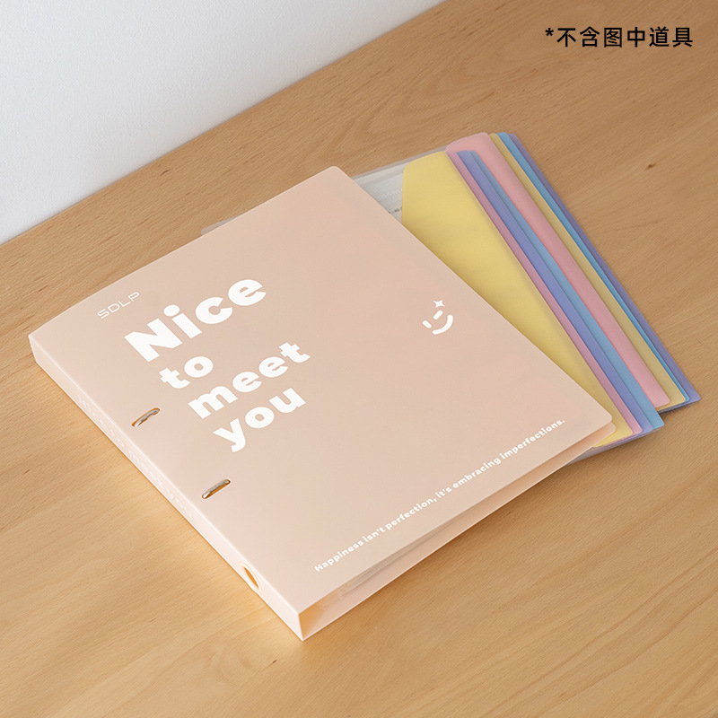 [Set] Folder - Cherry Blossom Pink 8-File Bag