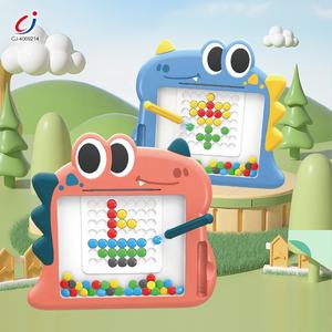 Pizarra Magnética de Dibujo con Cuentas de Dinosaurio Chengji Stationery, Arte de Puntos, Juguete Educativo para Niños, Tablero de Dibujo con Cuentas Magnéticas - Product Image 5