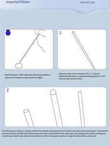 หลอดเส้นเลือดฝอยแก้ว, จุดหลอดเส้นเลือดฝอย, หลอดเส้นเลือดฝอยจุดหลอมเหลว - Product Image 6