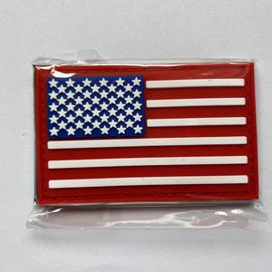 Promotional PVC US American Flag Patch USA Tactical Patch PVC <strong>Hook</strong> <strong>and</strong> <strong>Loop</strong> Fastener Patch - Product Image 2