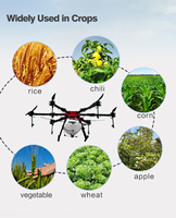Drone pulvérisateur agricole avec vol automatique GPS, pulvérisation de pesticides sur les terres agricoles, pulvérisateurs agricoles