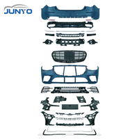 Kit carrosserie Junyo de qualité supérieure, tendance, comprenant calandre, pare-chocs avant, lèvre avant et pare-chocs arrière pour Mercedes-Benz Classe S 2021 et plus W223 S450