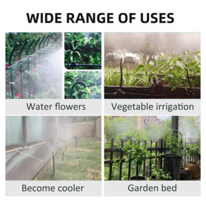 360 Degree Brass Adjustable Misting Nozzle Low Garden Irrigation Farm Atomization <b>Sprayer</b> Outdoor Patio Cooling System - Product Image 6