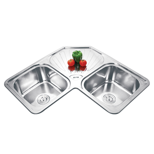 Fregadero de Cocina Empotrable de Acero Inoxidable 304 Antioxidante de 3 Compartimentos K-E10850TB - Product Image 5