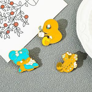 Wholesale New Designs Unisex Zinc Alloy Enamelled <b>Brooch</b> <b>Pins</b> Anime Poke Character DIY Clothing Decorations - Product Image 6